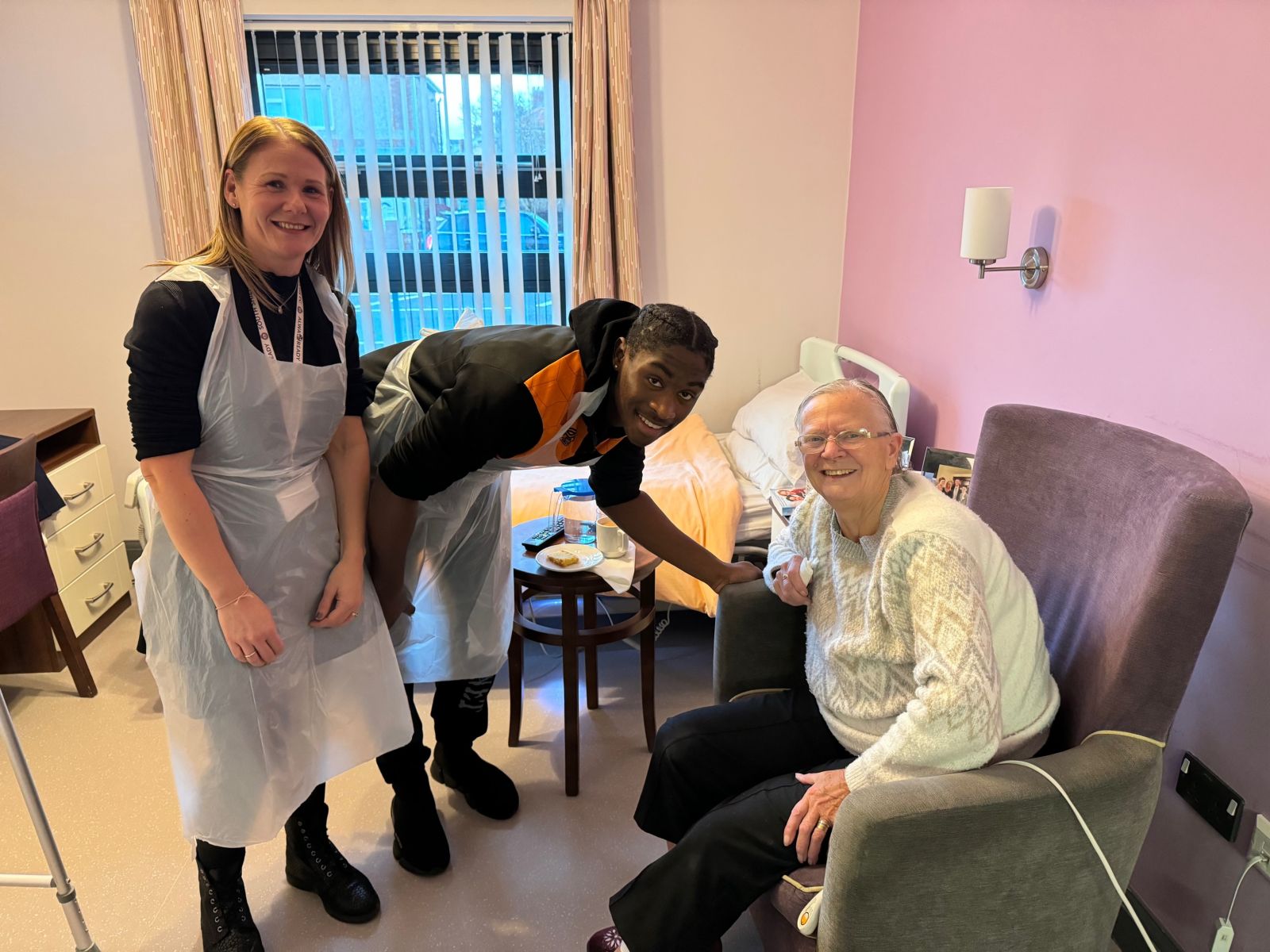 Foundation member Jill Charlton helps out at Haven Court..jpg